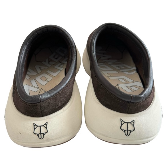Naked Wolfe Dawn Dark Brown Suede Backless Slip-On Sneakers Size 9 - Picture 8 of 16